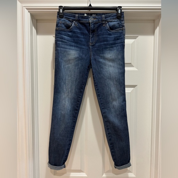 KUT from the Kloth Donna Fab Ab High Waist Ankle Skinny Jeans Size 2 - Picture 12 of 14
